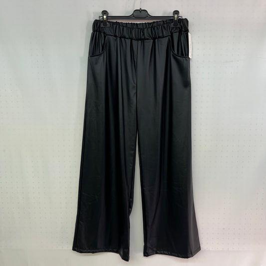 Pantalone Leather Wide