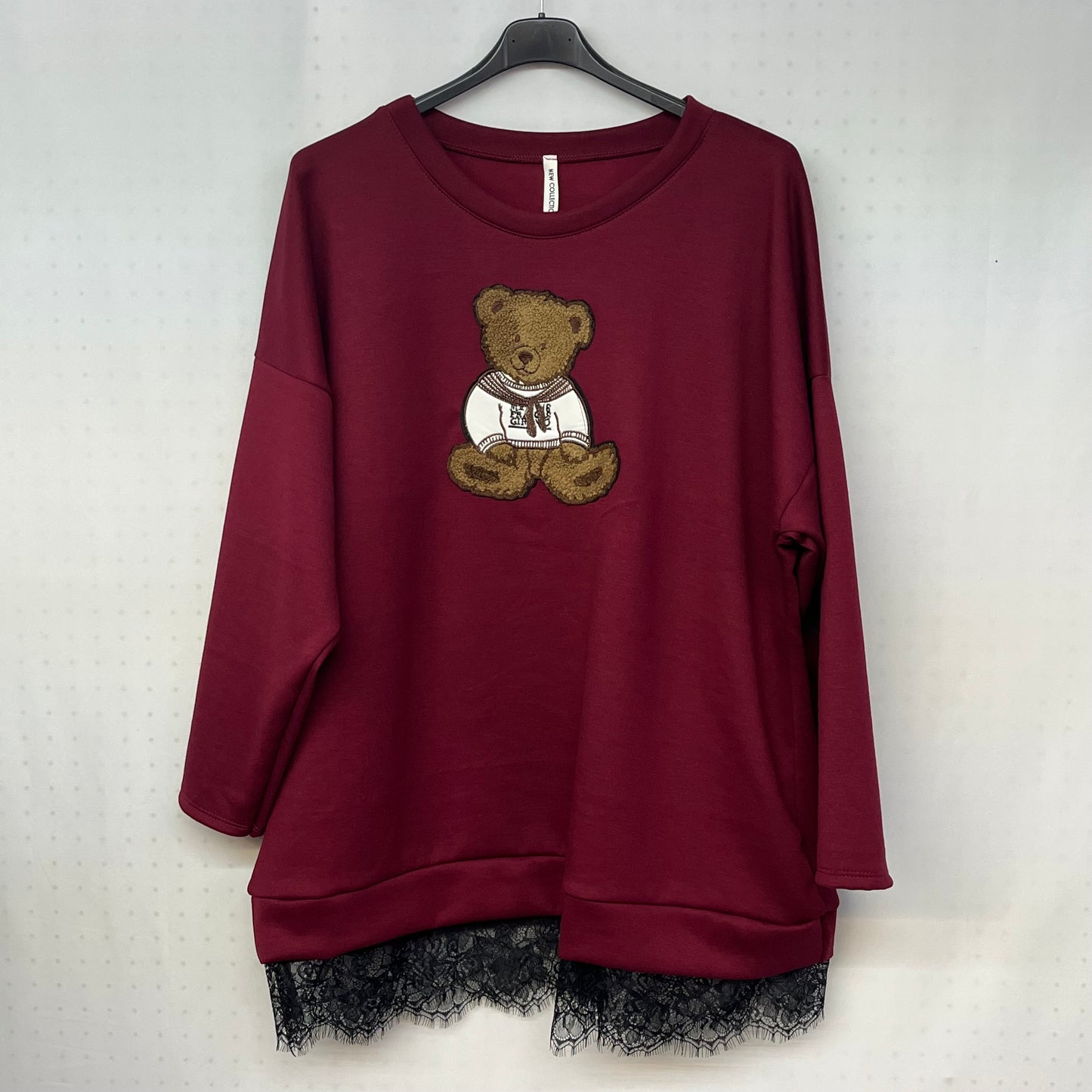 Felpa Teddy Lace