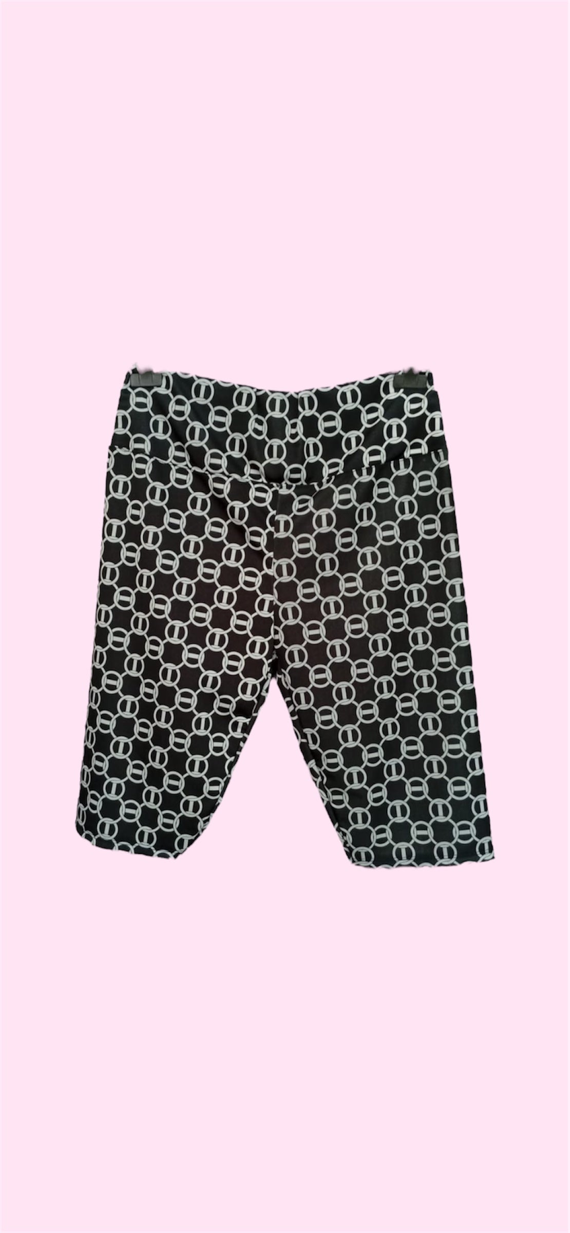 Pantaloncino ciclista con fantasia geometrica
