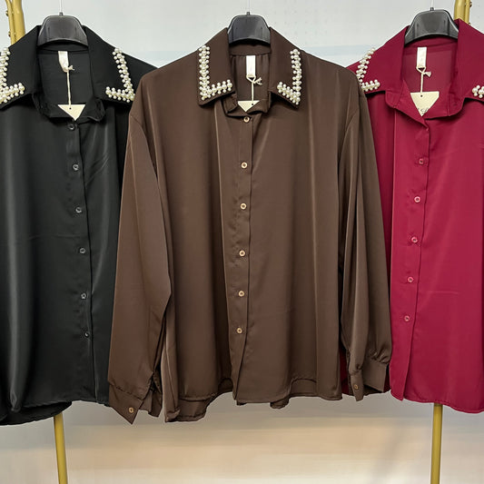 Camicia Pearls