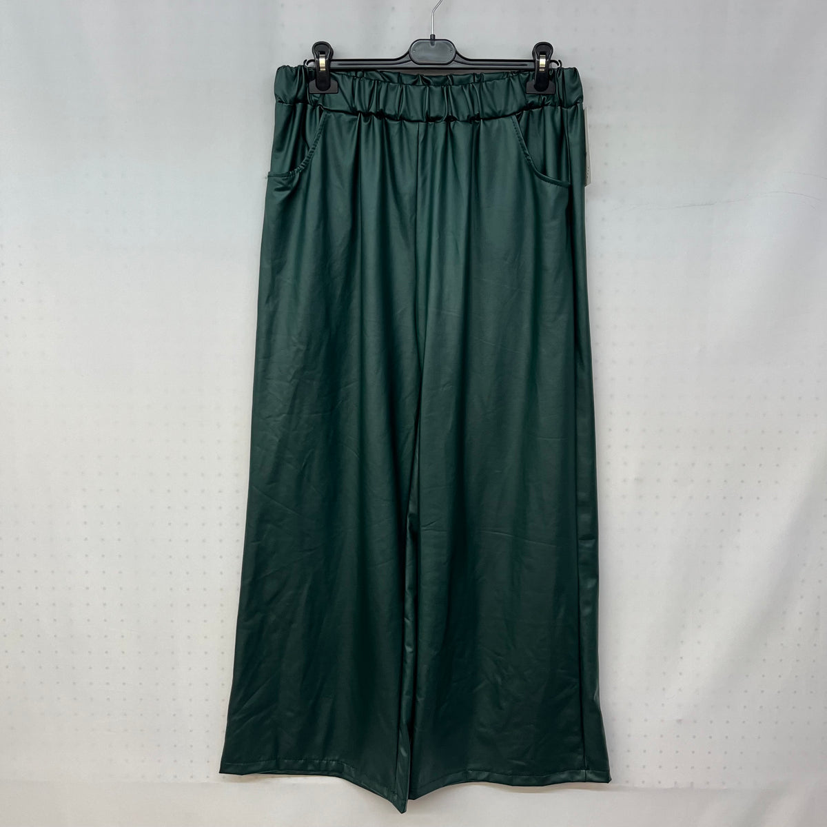 Pantalone Leather Wide