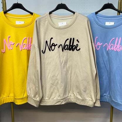 Felpa ‘No Vabbè’
