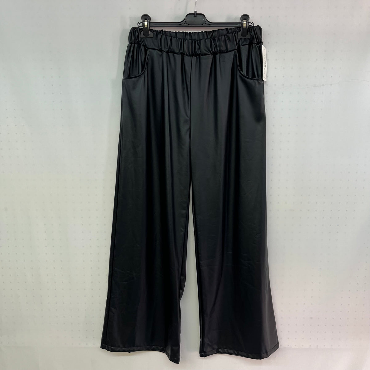 Pantalone Leather Wide