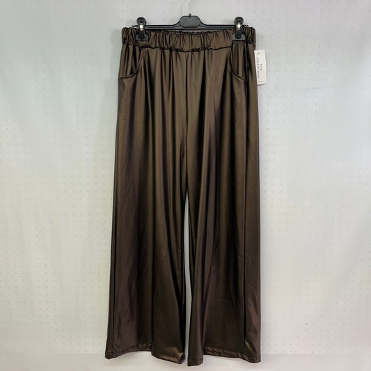 Pantalone Leather Wide
