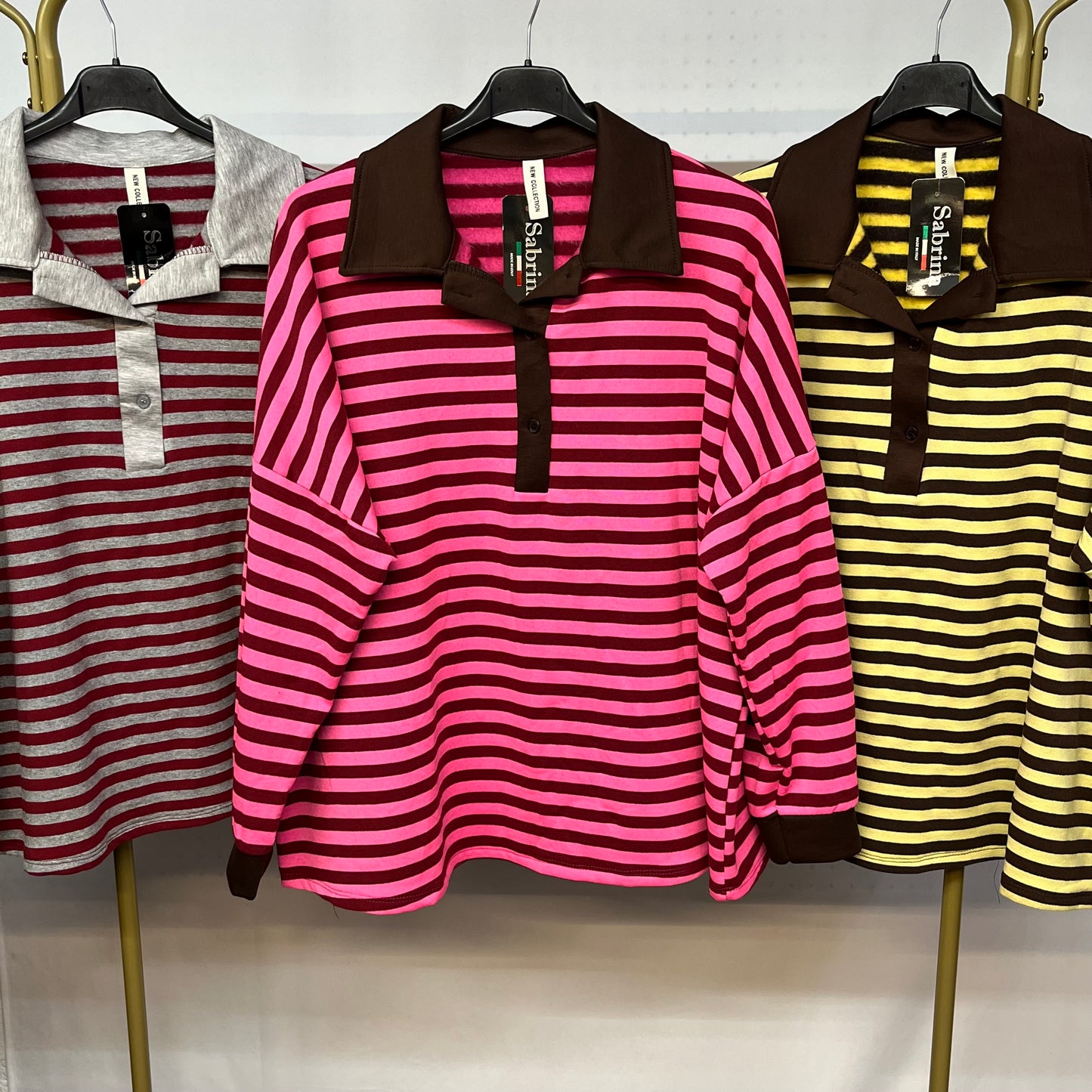 Felpa Polo Stripes