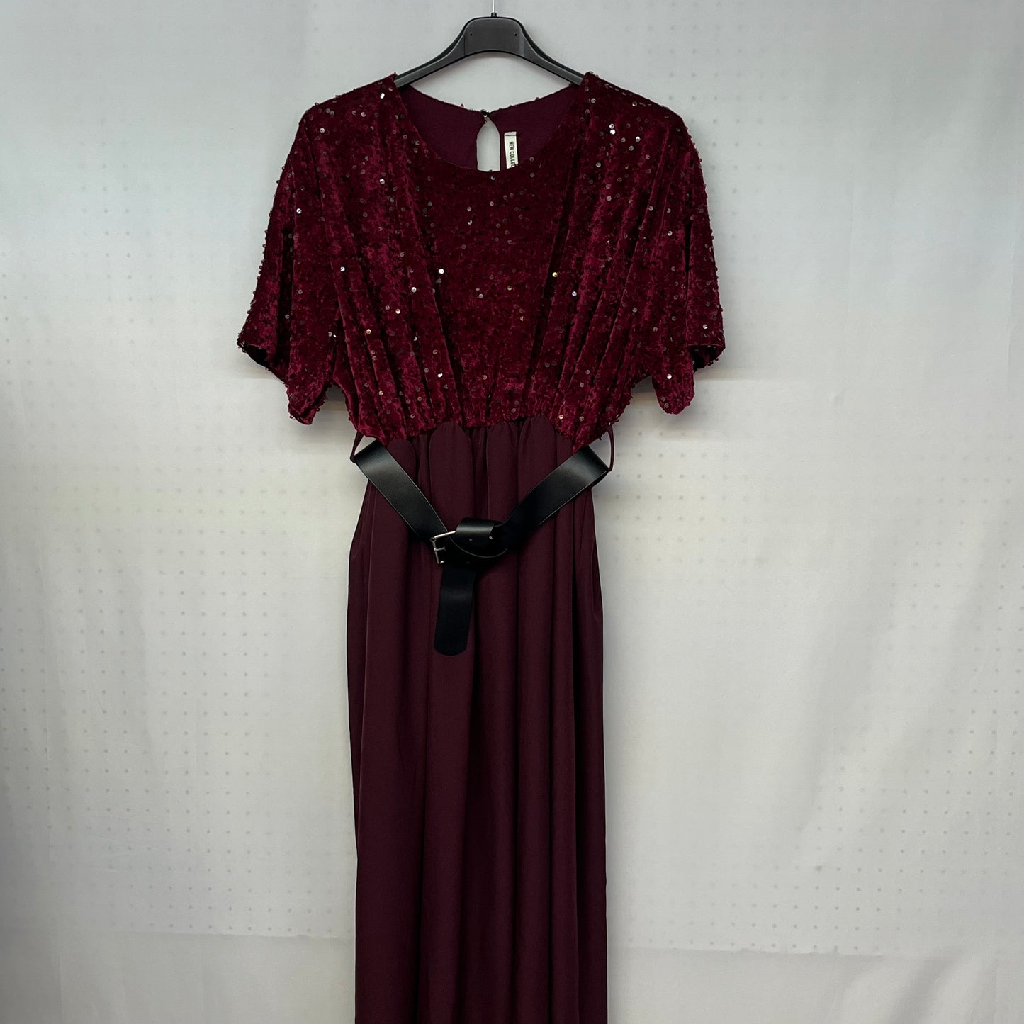 Vestito Paillettes Belt