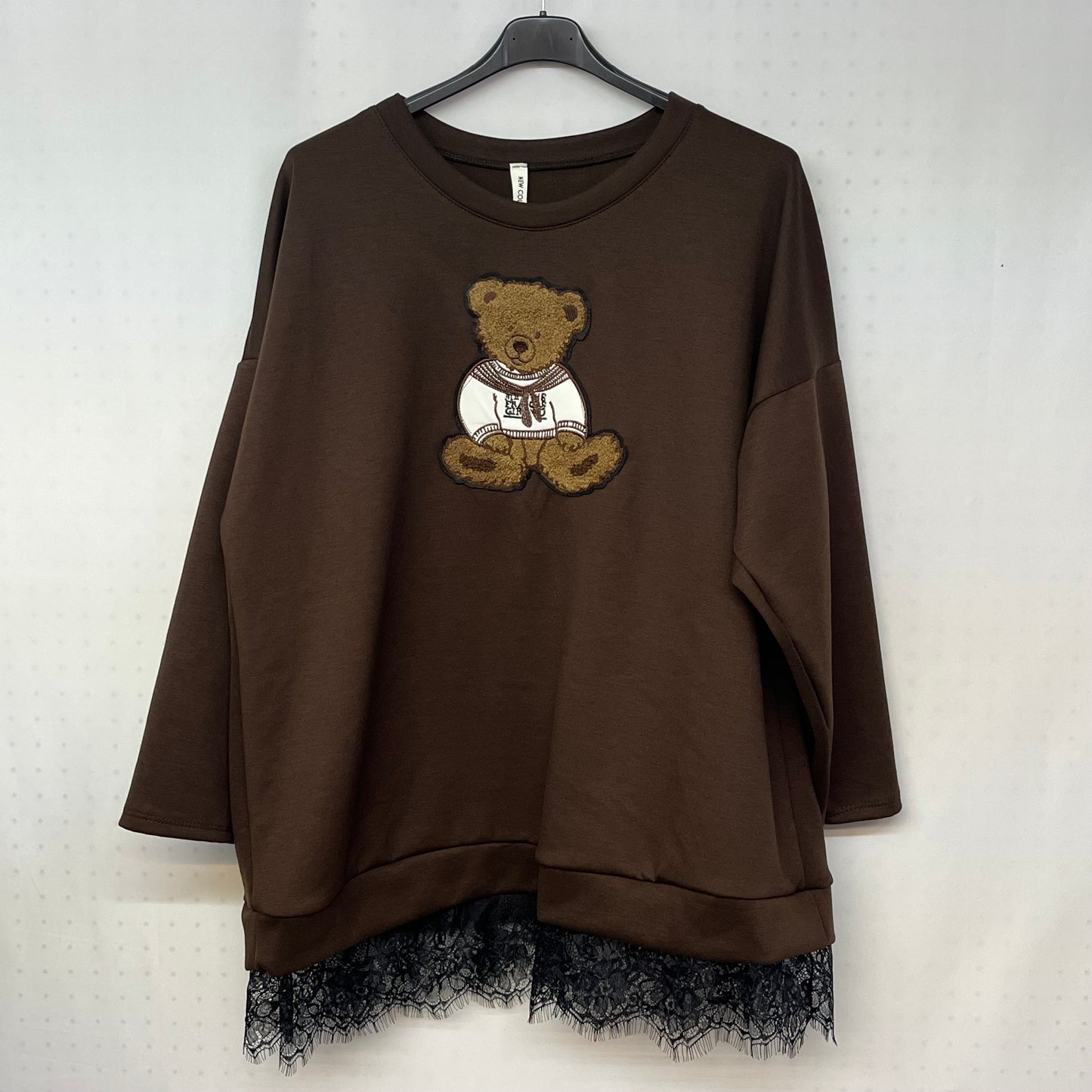 Felpa Teddy Lace