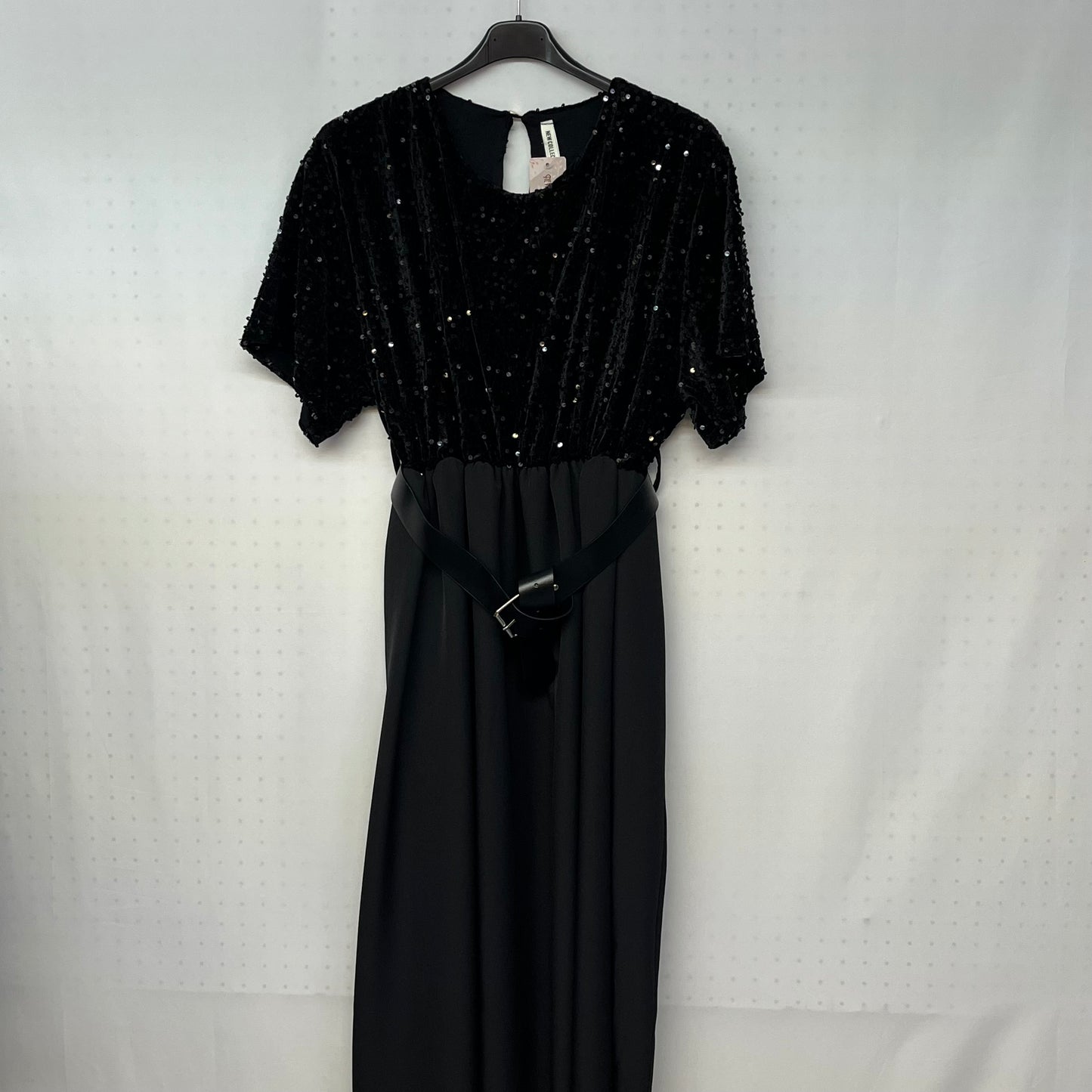 Vestito Paillettes Belt