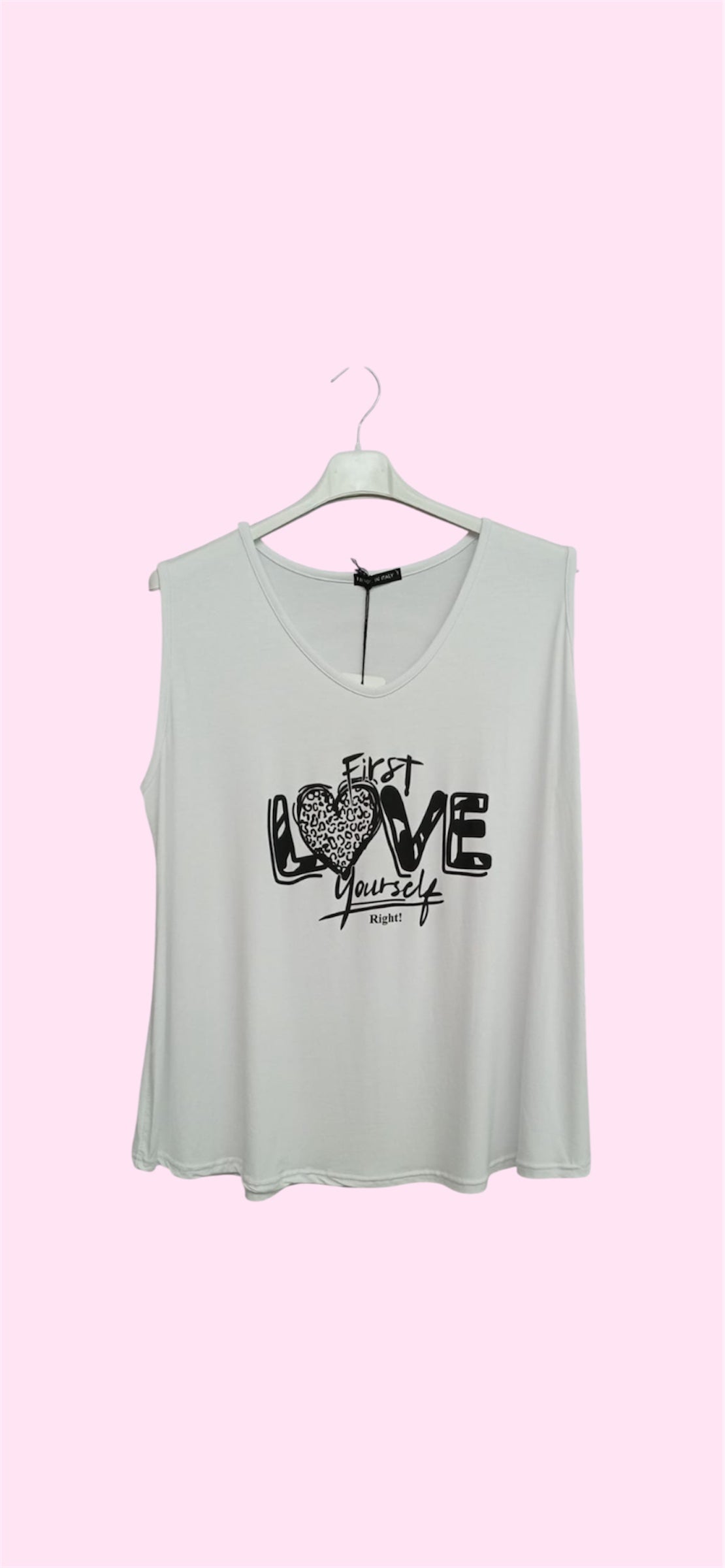 Canotta con stampa LOVE