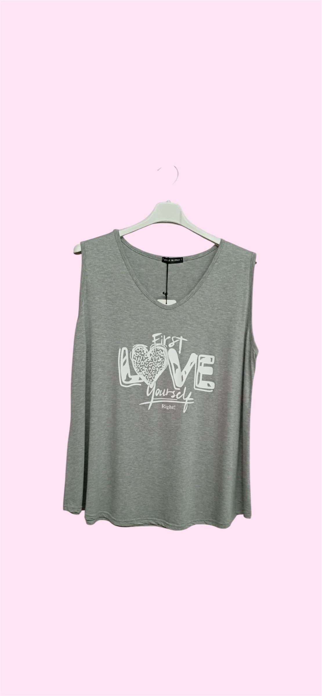 Canotta con stampa LOVE