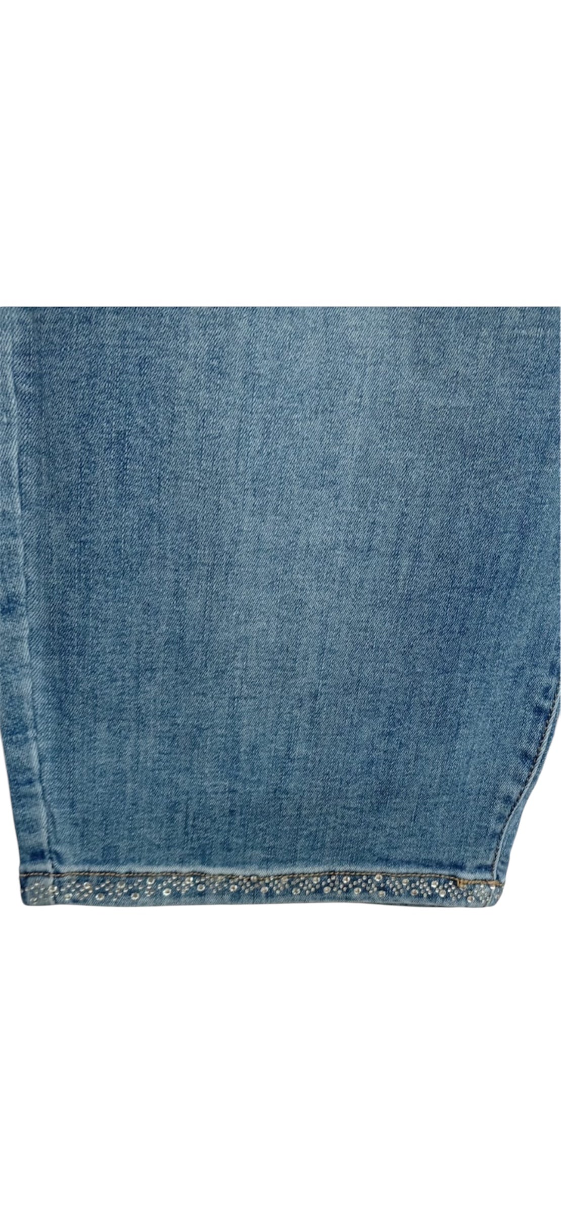 Pinochietto di jeans con strass